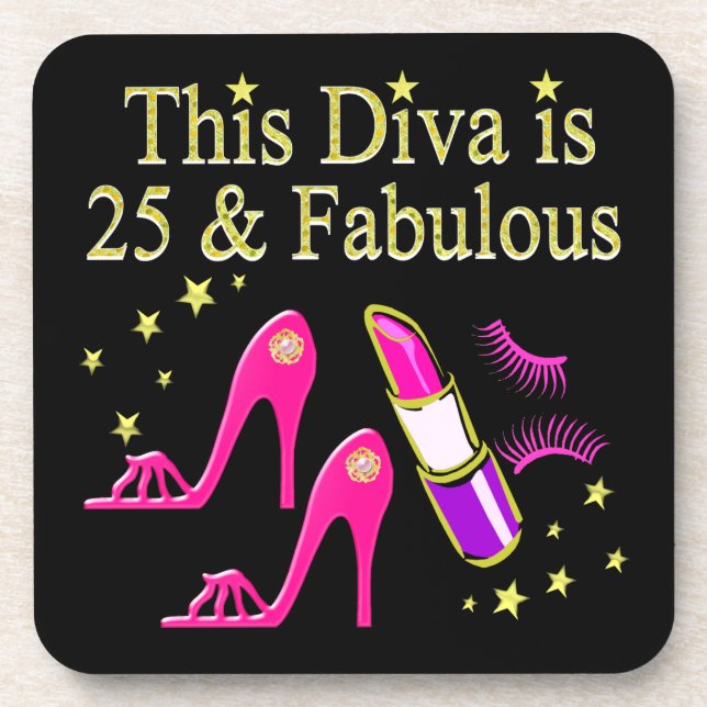 PORTA-COPO 25 E DESIGN DE DIVA FABULOUS DAZZLING (Frente)