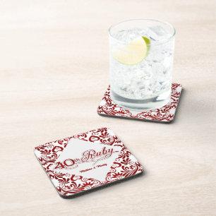 Porta-copo 40º aniversário da Ruby - Sujinhos Personalizados