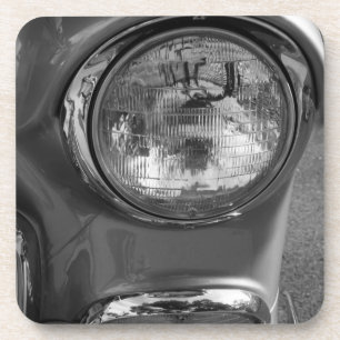 Porta-copo 55 Chevy Headlight Grayscale