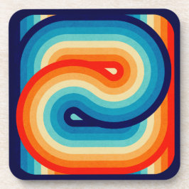 Porta-copo 70s Double Wave