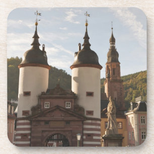 Porta-copo A Alte Brucke no Centro Histórico, Heidelberg, Ale