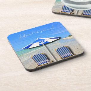 Porta-copo A Aposentadoria Fica Bem Em Nós! Praia da Ilha San