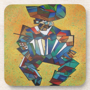 Porta-copo A Arte do Cubismo Acordeonista