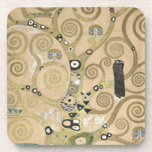 Porta-copo A Árvore da Vida, Pintura a Óleo Gustav Klimt 