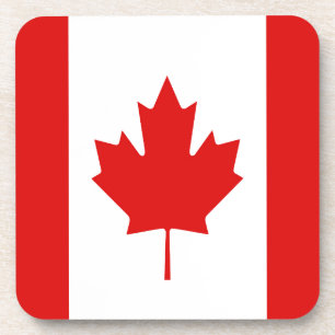 Porta-copo A bandeira da folha de bordo de Canadá