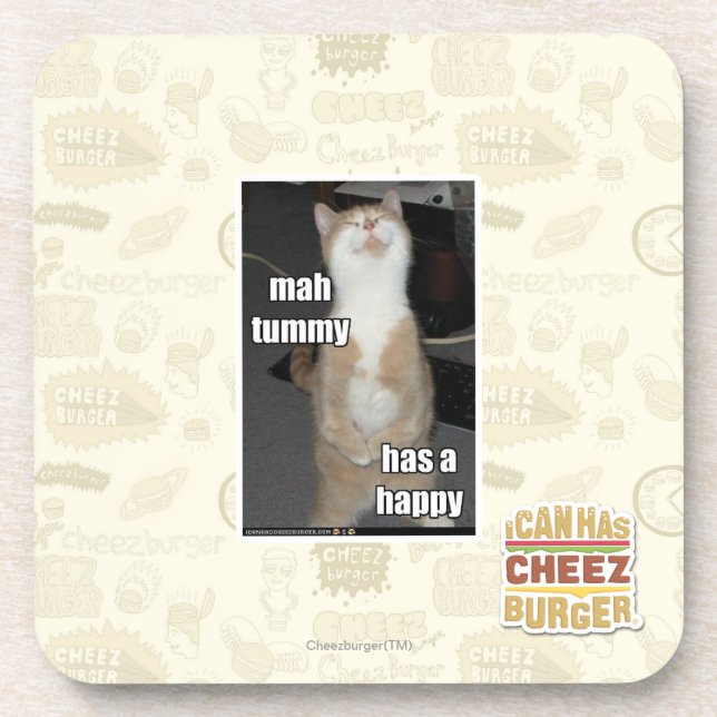 Porta-copo A barriga do Mah tem um feliz (Frente)