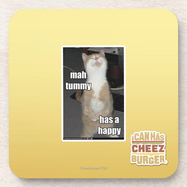 Porta-copo A barriga do Mah tem um feliz (Frente)