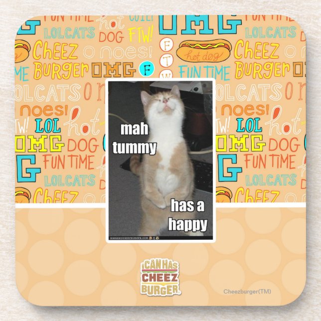 Porta-copo A barriga do Mah tem um feliz (Frente)