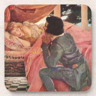 Porta-copo A Bela Adormecida Vintage por Jessie Willcox Smith