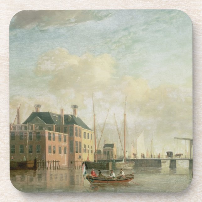 Porta-copo A casa de alfândega, Amsterdão (Frente)