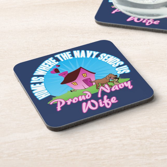 Porta-copo A casa é o lugar onde… (Left Side)