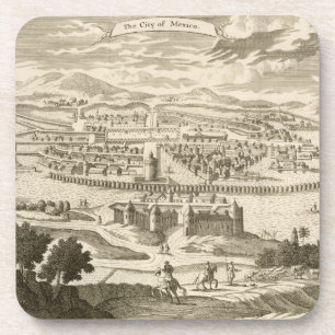 Porta-copo A cidade de México, 1723 (gravura)