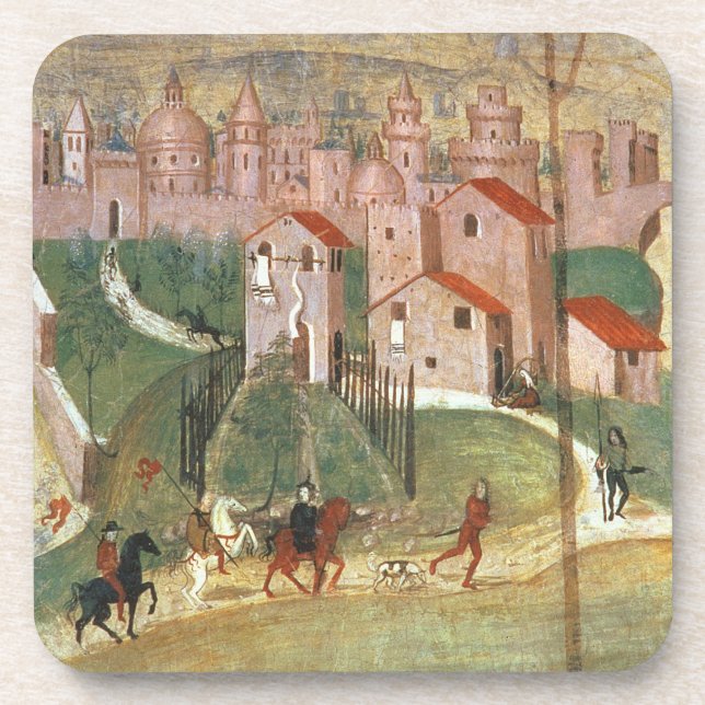 Porta-copo A cidade de Prato (fresco) (Frente)