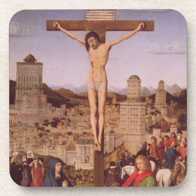 Porta-copo A crucificação (óleo no painel) (Frente)