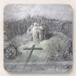 Porta-copo A crucificação (w/c e gouache no papel)