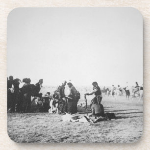 Porta-copo A dança de fantasma, South Dakota, 1890 (foto de