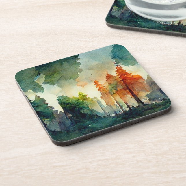 Porta-copo A Floresta (natureza) (Left Side)