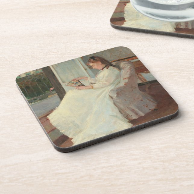 Porta-copo A irmã do artista em uma janela, 1869 (Left Side)