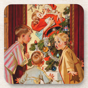 Porta-copo A mamã beija Papai Noel