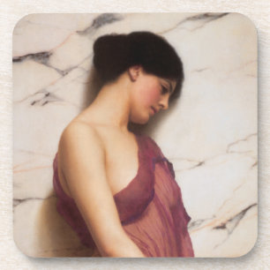 Porta-copo A Menina do Tamborim por John William Godward