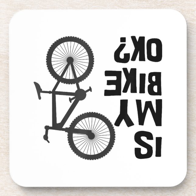 Porta-copo A Minha Bicicleta Está Engraçada? (Frente)