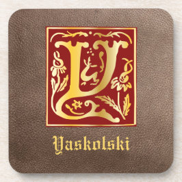 Porta-copo A mítica do século XVI cria capital decorativo Y