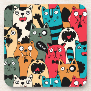 Porta-copo A multidão de gatos