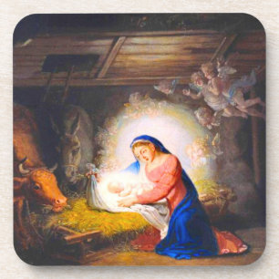 Porta-copo A Natividade do Cristo