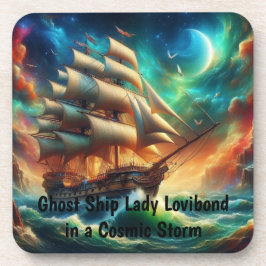 Porta-copo A nave fantasma Lady Lovibond em uma tempestade có