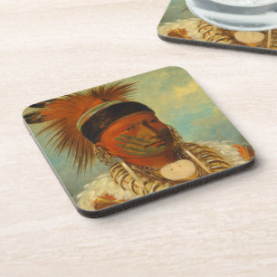 Porta-copo A nuvem branca, chefe principal do Iowas