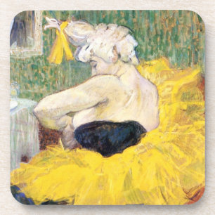 Porta-copo A Palhaça (Palhaço) Cha-U-Kao por Toulouse Lautrec