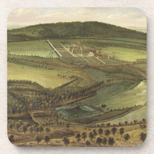 Porta-copo A perspectiva norte do Hampton Court, c.1699 (óle