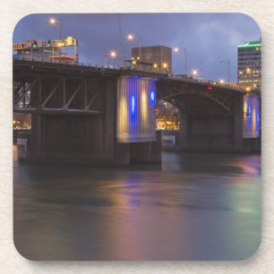 Porta-copo A ponte Morrison sobre o rio Willamette
