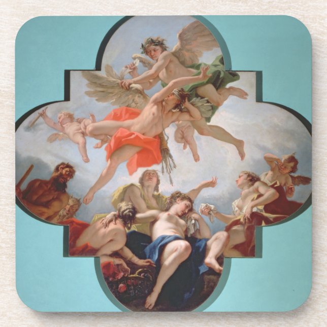 Porta-copo A punição do Cupido (óleo em canvas) (Frente)