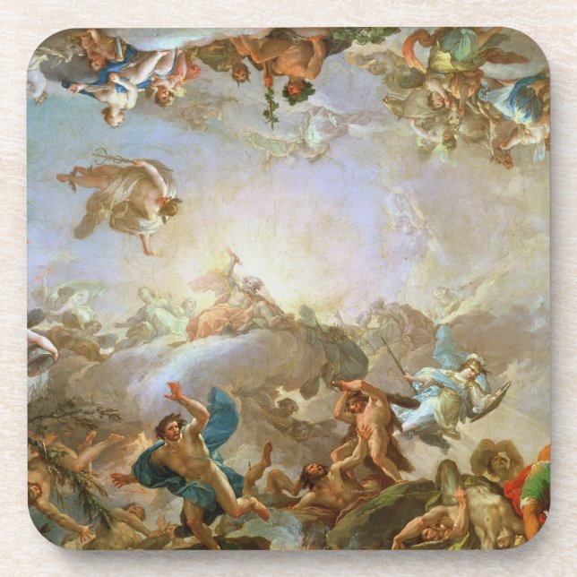 Porta-copo A queda do Giants que besieging Olympus, 1764 (oi (Frente)