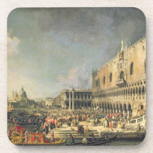 Porta-copo A recepção do embaixador francês em Veneza,