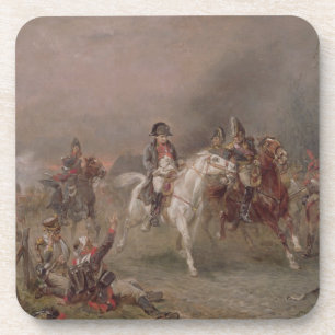 Porta-copo A retirada de Napoleon (óleo em canvas)