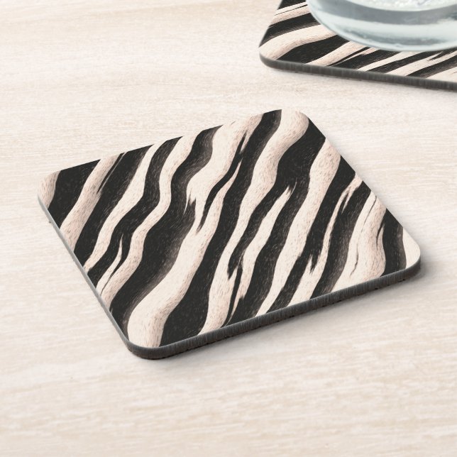 Porta-copo A zebra listra a textura sem emenda + suas ideias (Left Side)