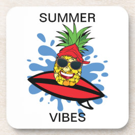 Porta-copo Abacaxi de Surfe de Aniversário Engraçado