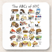 ABCs do alfabeto Nova Iorque Icônico NYC