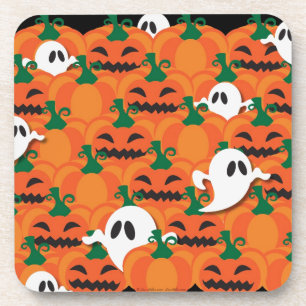 Porta-copo Abóbora Assombrada do Halloween Fantasmas