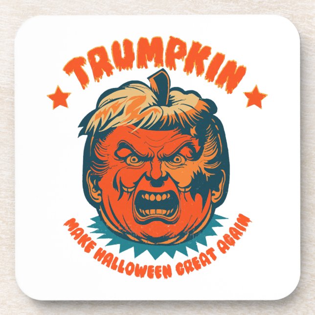 Porta-copo abobrinha torna o halloween ótimo novamente engraç (Frente)