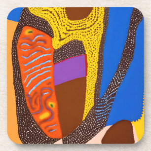 Porta-copo Aboriginal Abstrato Art Vol 09