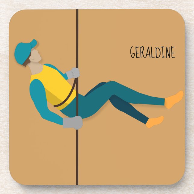 Porta-copo Abseiling (Frente)