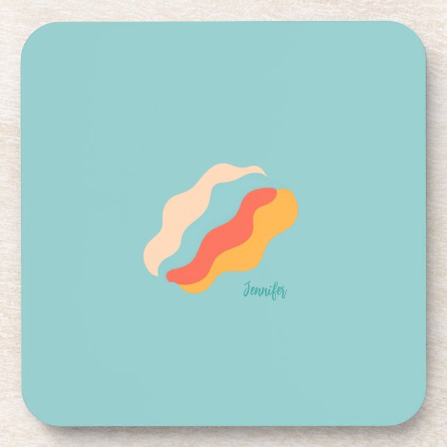 Porta-copo Abstract Shape Coaster (Frente)