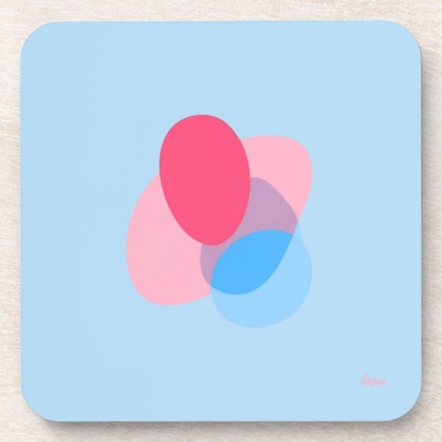 Porta-copo Abstract Shape Coaster (Frente)