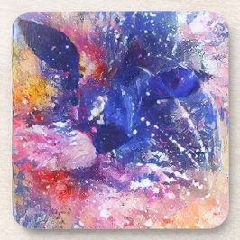 Porta-copo Abstrato Cósmico Cat Dreamscape