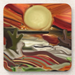 Porta-copo Abstrato de Arte do Sudoeste do Céu