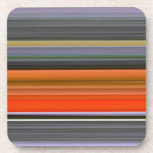 Porta-copo Abstrato nº 1: Laranja e cinza