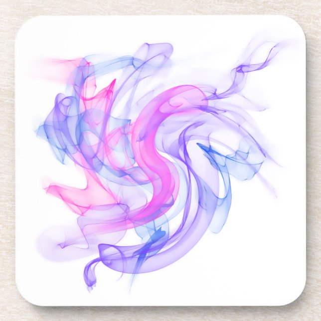 Porta-copo Abstrato Smoke na água (Frente)